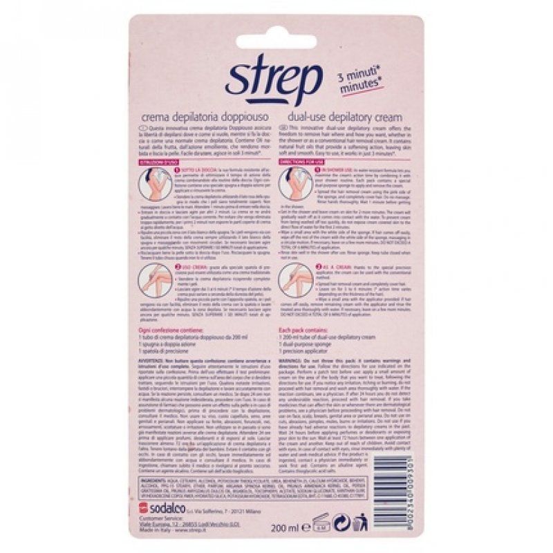 STREP Depilatory Shower Cream 200ml