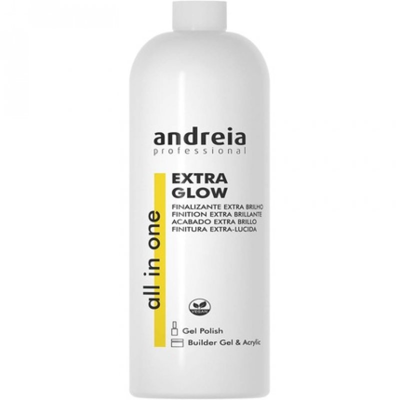 Andreia Professional Extra Glow Finish for Dipping, Gel Polish, Builder and Acrylic Nails - 1 Litre