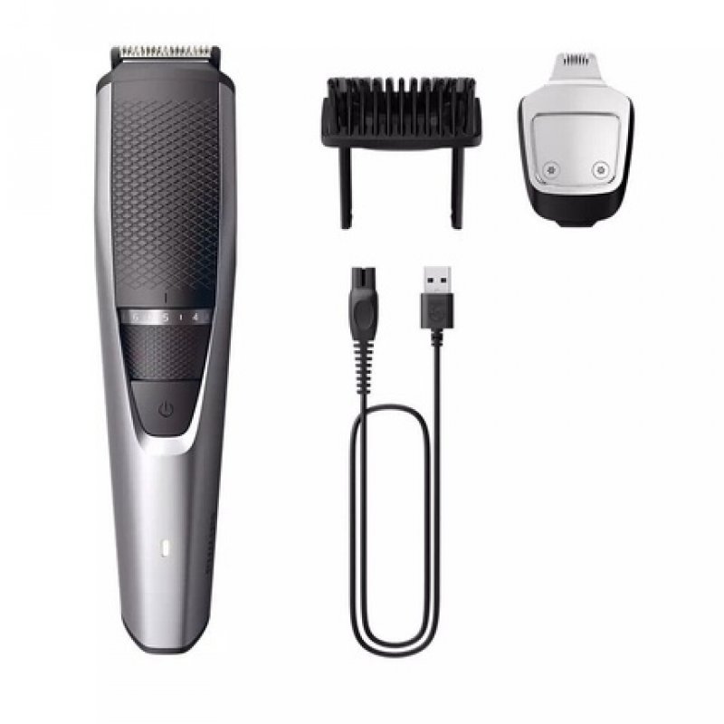 Philips BEARDTRIMMER Series 3000 BT3239/15 tondeuse à barbe Batterie 20 1 cm Noir, Argent