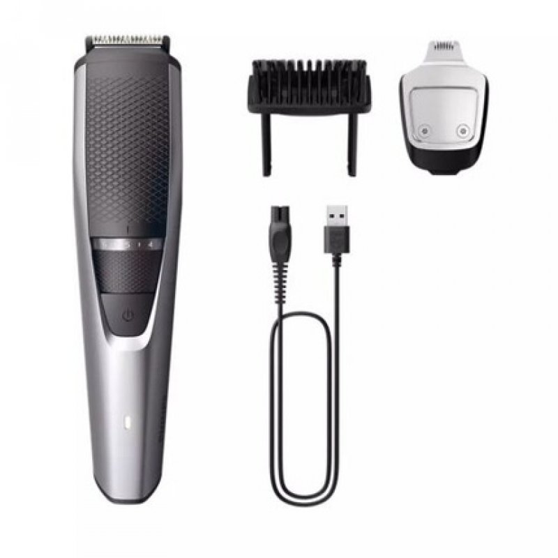 Philips BEARDTRIMMER Series 3000 BT3239/15 tondeuse à barbe Batterie 20 1 cm Noir, Argent