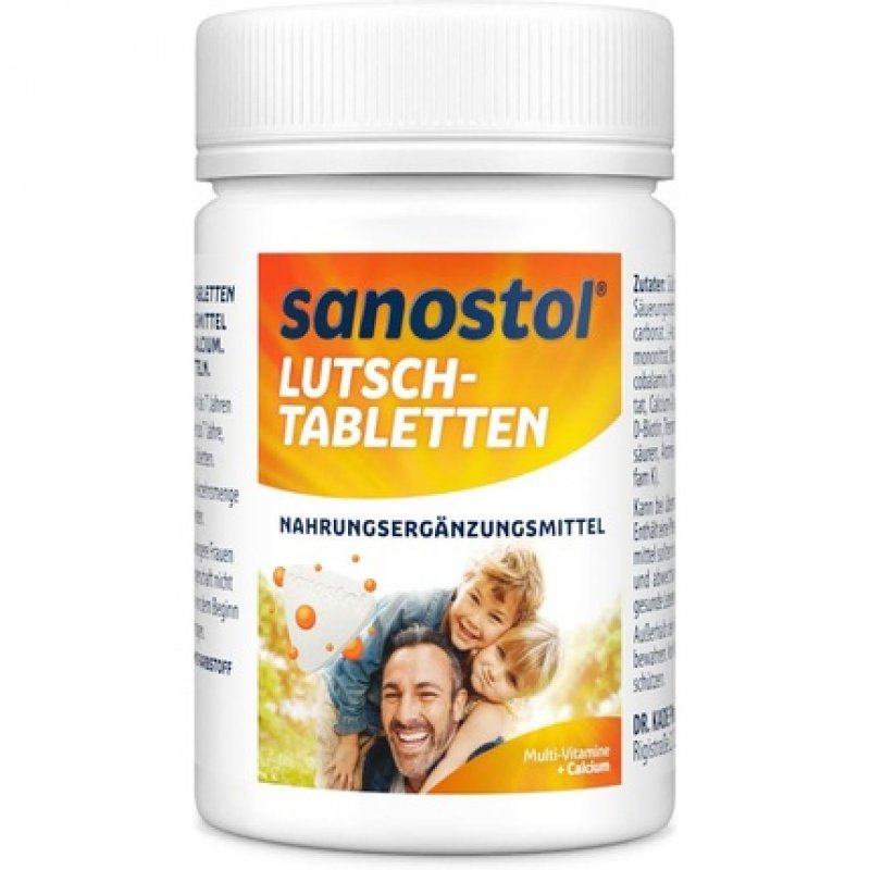 Sanostol Vitamin and Calcium Lozenge Tablets 75 Tablets