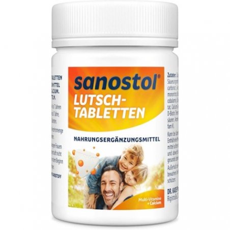 Sanostol Vitamin and Calcium Lozenge Tablets 75 Tablets