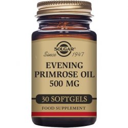 Solgar Evening Primrose Oil 500mg Softgels with Omega-6 and GLA 30 Capsules