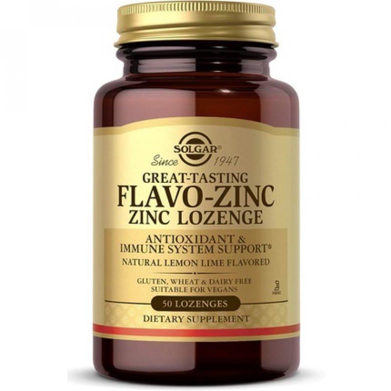 Solgar FLAVO-ZINK 50 Chewable Tablets