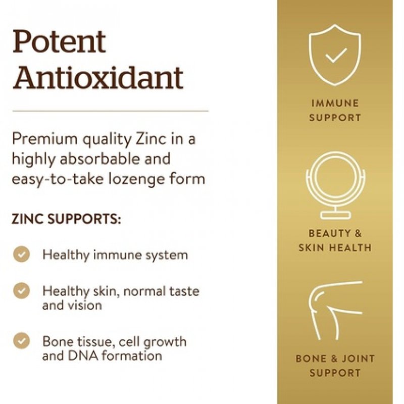 Solgar FLAVO-ZINK 50 Chewable Tablets