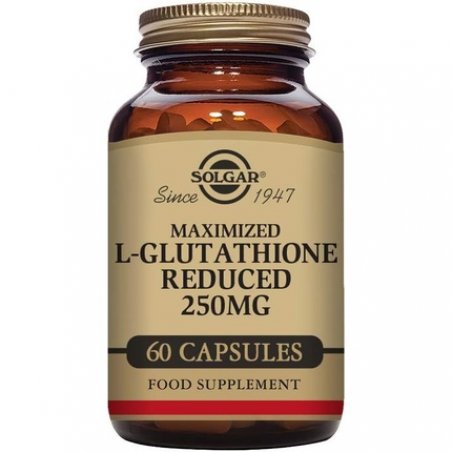 Solgar Maximised L-Glutathione Reduced 250mg Vegetable Capsules - High Potency Source - Amino Acid - Vegan