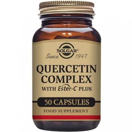 Solgar Quercetin Complex Vegetable Capsules - Supports Immunity and Protects from Oxidative Stress - With Ester Vitamin