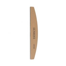 T4B Lussoni Premium Half-Moon Nail Files 100/180 Grit for Natural and Hardened Nails - Pack of 25