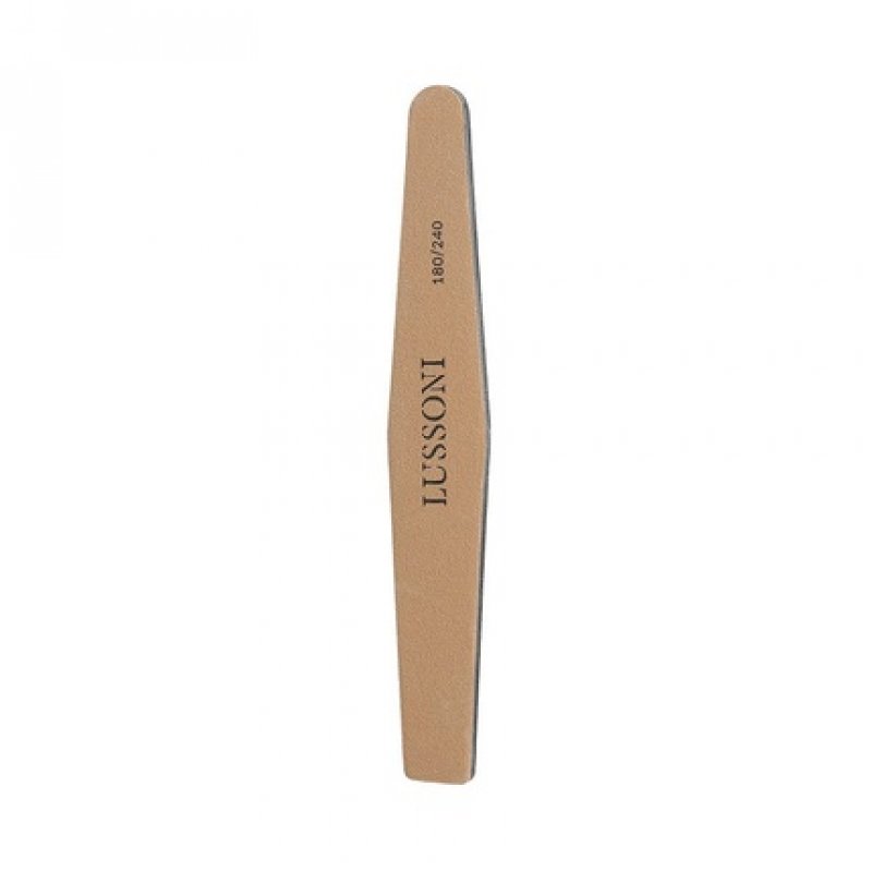 T4B Lussoni Premium Trapezoid Nail Files 180/240 Grit - Pack of 50