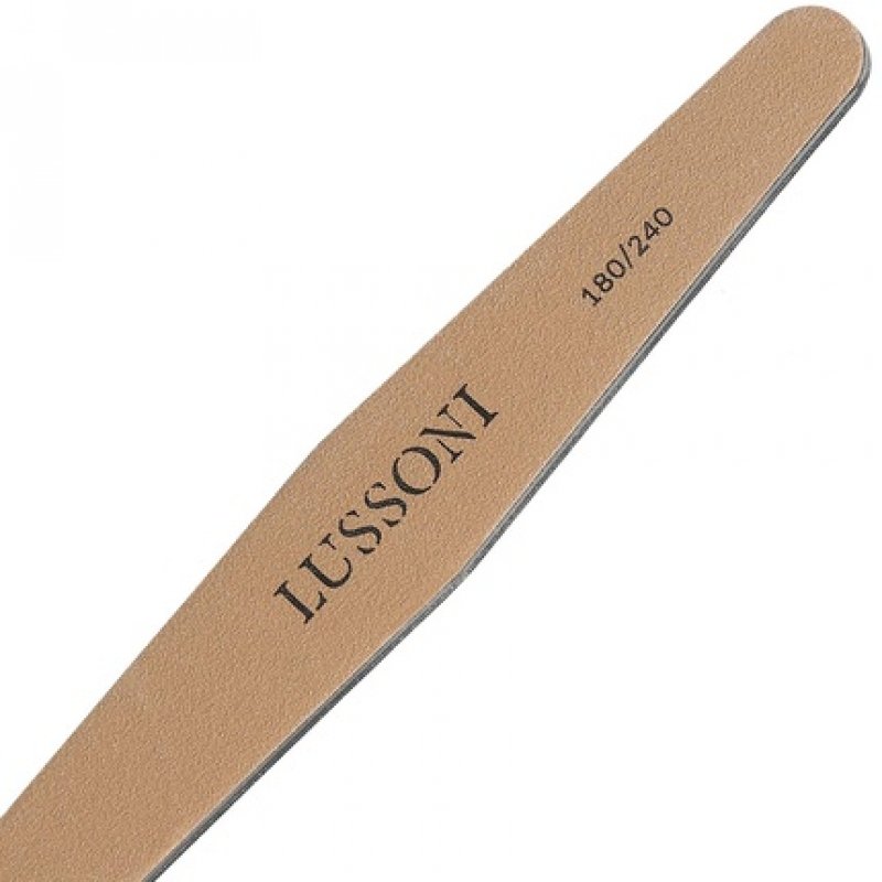 T4B Lussoni Premium Trapezoid Nail Files 180/240 Grit - Pack of 50