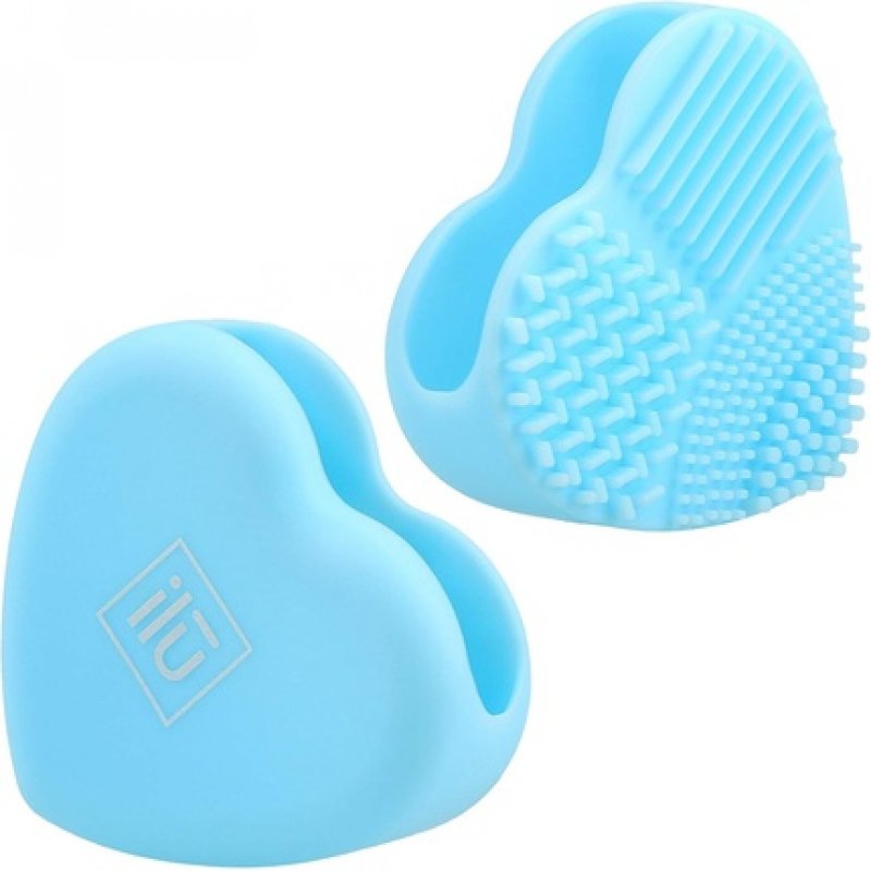 T4B ILU Makeup Brush Cleaner Silicone Cosmetic Brush Cleaning - Blue