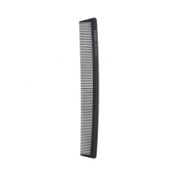T4B Lussoni Cutting Comb Carbon Hair Cutting Comb for All Hair Types with Antistatic and Negative Ions, Coarse and Fine
