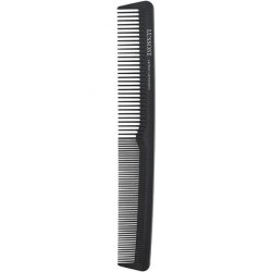 T4B Lussoni Cutting Comb Carbon Hair Cutting Comb for All Hair Types with Antistatic and Negative Ions, Coarse and Fine