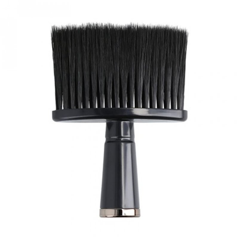 TB TOOLS FOR BEAUTY LUSSONI Neck Brush Hair Cleaning Brush Black Plastic