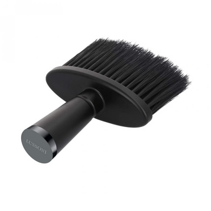 TB TOOLS FOR BEAUTY LUSSONI Neck Brush Hair Cleaning Brush Black Plastic