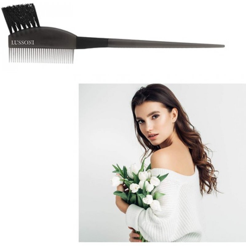 T4B LUSSONI Double Sided Hair Dye Tinting Brush
