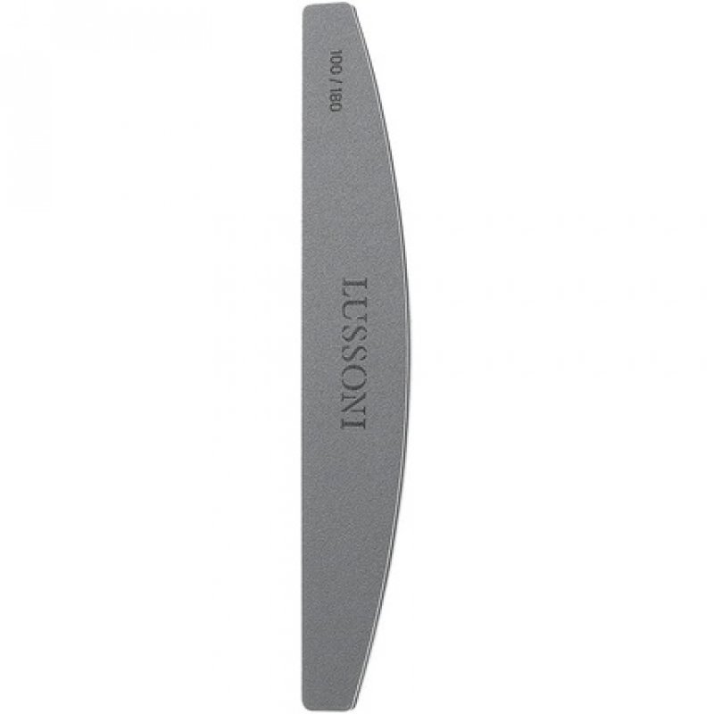 T4B LUSSONI MYLAR Professional Nail File Set Lightweight Bridge Grit 100/180 - Pack of 10