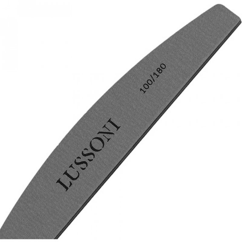 T4B LUSSONI MYLAR Professional Nail File Set Lightweight Bridge Grit 100/180 - Pack of 10