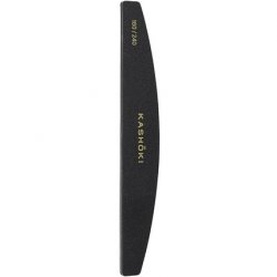 T4B KASHOKI Bridge Nail File Double-Sided Half Moon Nail File Grain for Natural Nails and Fine Work Artificial