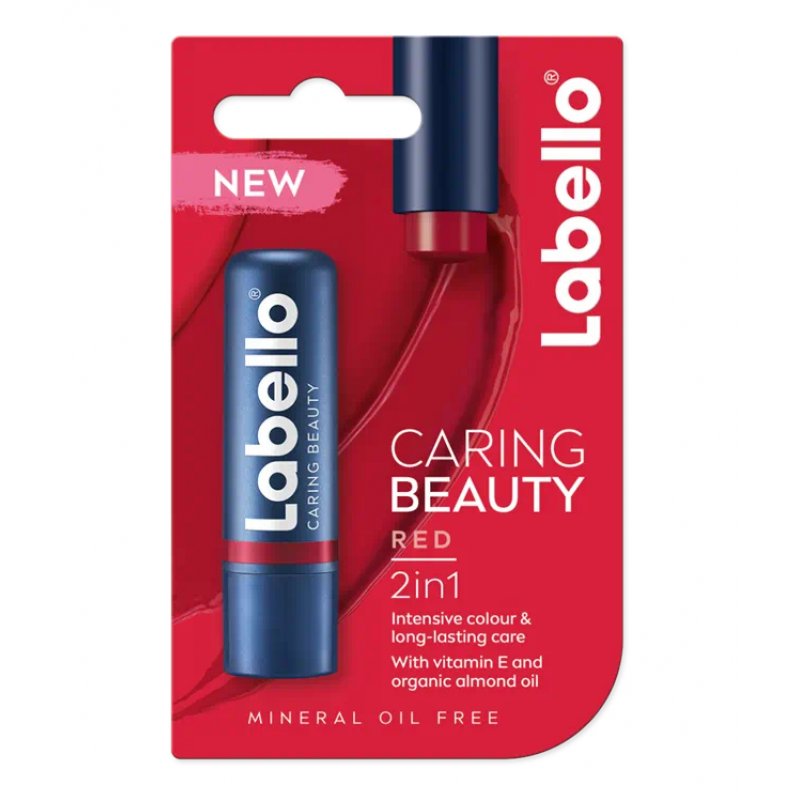 Labello Caring Beauty Nude Lip Balm - New Design