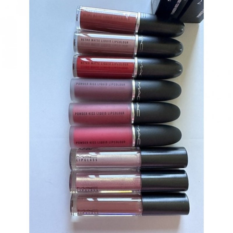 MAC Retro Matte Lipglass Powder Kiss Liquid Lip Color 0.17oz - Choose a Shade