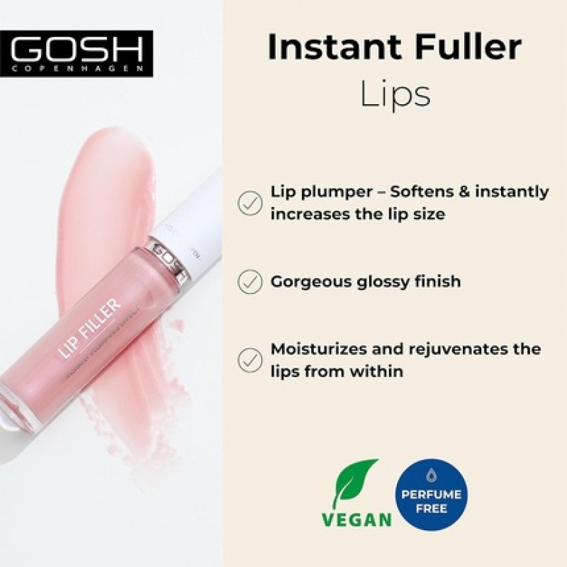 GOSH Lip Filler Lip Booster Lip Plumper with Chili for Sensual Full Lips and More Volume 001 Baby
