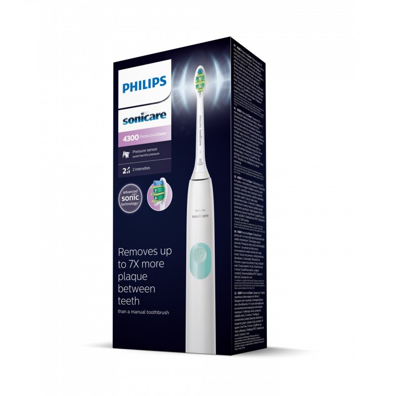Philips 4300 series HX6807/63 electric toothbrush Adult Sonic toothbrush White