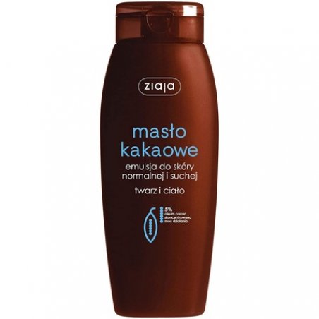 Ziaja Cocoa Butter Emulsion for Face and Body to Improve Skin Tone 200ml