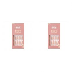 KISS Bare But Better TruNude Fake Nails Nude Nail Shades Manicure Set 28 Chip Proof Smudge Proof Glue-On Nails