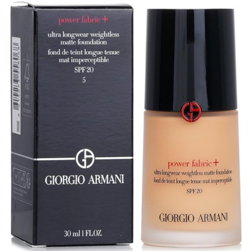 Giorgio Armani Power Fabric Ultra Longwear Weightless Matte Foundation 5 SPF 20 30ml