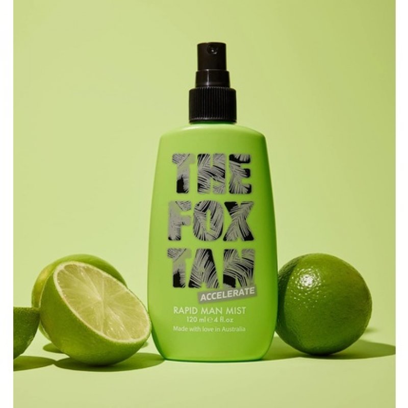 The Fox Tan Rapid Man Mist Tan Accelerator for Face and Body 120ml