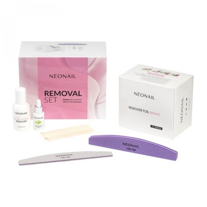 NEONAIL Complete UV Nail Polish Removal Set with Nail Oil Liquid