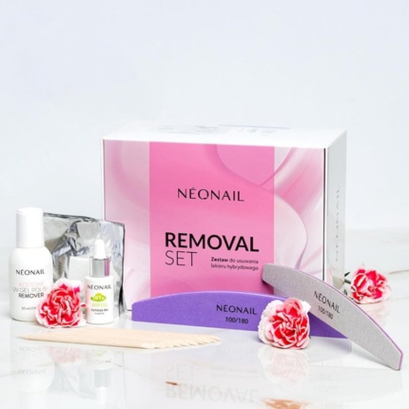 NEONAIL Complete UV Nail Polish Removal Set with Nail Oil Liquid