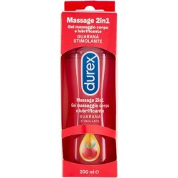 Durex Massage 2-in-1 Stimulating Gel Lubricant and Massage with Guarana 200ml
