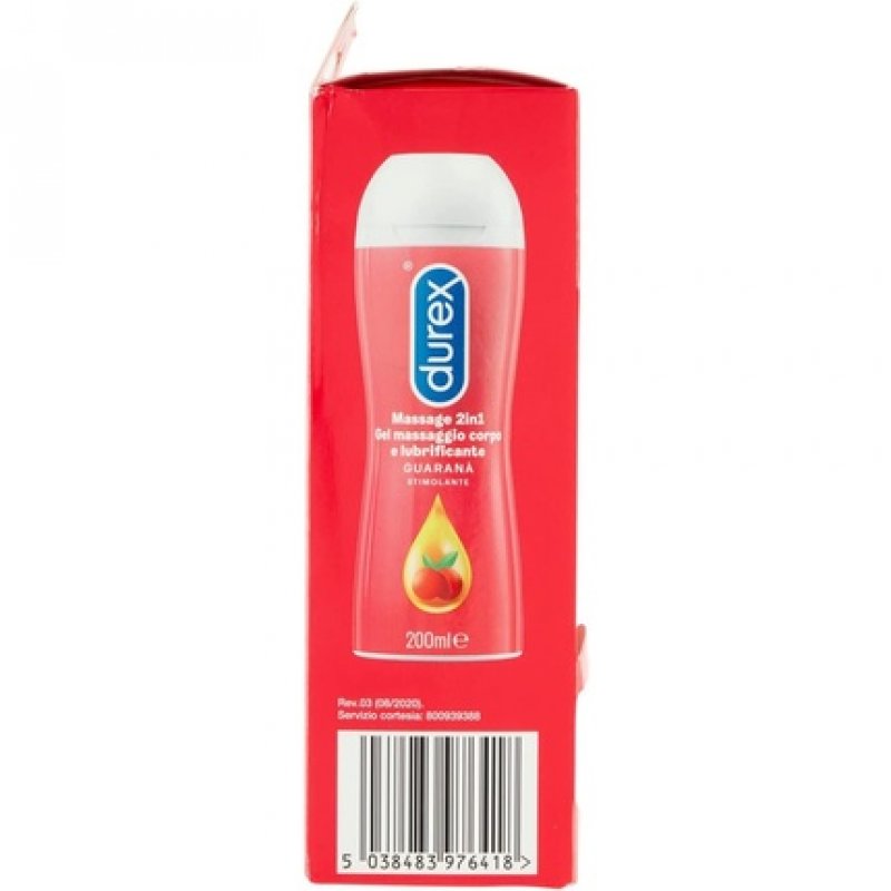 Durex Massage 2-in-1 Stimulating Gel Lubricant and Massage with Guarana 200ml