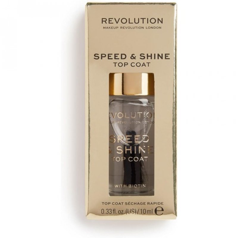 Makeup Revolution Speed & Shine Top Coat Nail Polish 10ml