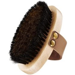 GLOV Ionic Body Brush for Dry Brushing and Massage with Natural Bristles
