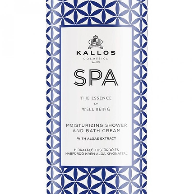 Kallos Spa Moisturizing Shower and Foam Bath Cream with Algae Extracts 1000ml