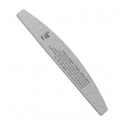 Peggy Sage Washable 2-way half-moon nail file - zebra 100/180