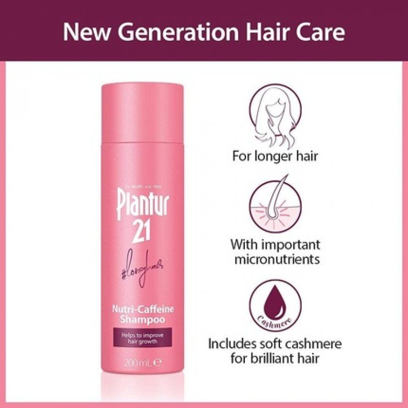 Plantur 21 Longhair Caffeine Shampoo for Long and Brilliant Hair 200ml