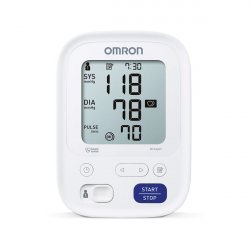 OMRON M3 HEM-7154-E Upper Arm Blood Pressure Monitor with Easy Cuff 22-42cm and IntelliSense Technology - 7 Piece Set