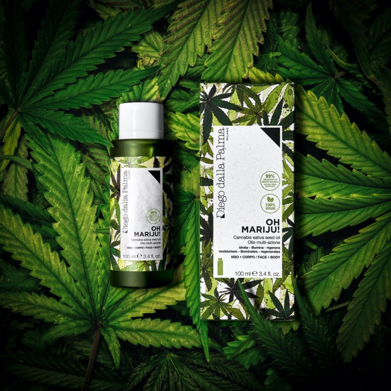 Diego dalla Palma Oh Mariju! Oh Mariju!, Cannabis Sativa Seed Oil, Face and Body, 100 ml