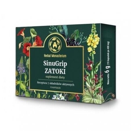 Sinugrip Zatoki Sinus Cavity 15 Capsules