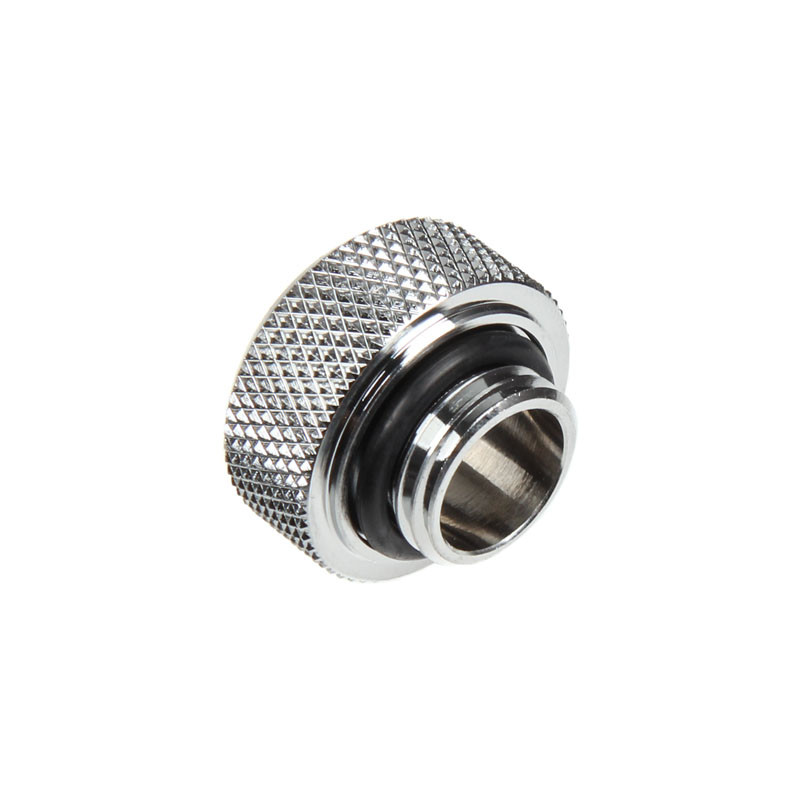 Bitspower Multi-Link Adapter Anschluss gerade G1/4 Zoll AG auf 16mm AD Hardtube - silber glänzend