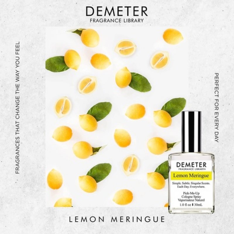 Demeter Fragrance Library Lemon Meringue Cologne Spray for Women 1 Fl Oz