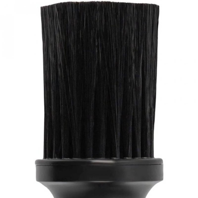 Termix Professional Hairdressing Talcum Powder Brush for Cleaning Your Neck with Soft Fibres Black and White