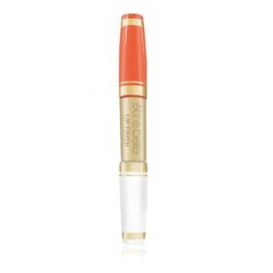 être belle Cosmetics Lip Finish Lip Gloss 2-Step Long-Lasting Lip Color and Shine Apricot Finish
