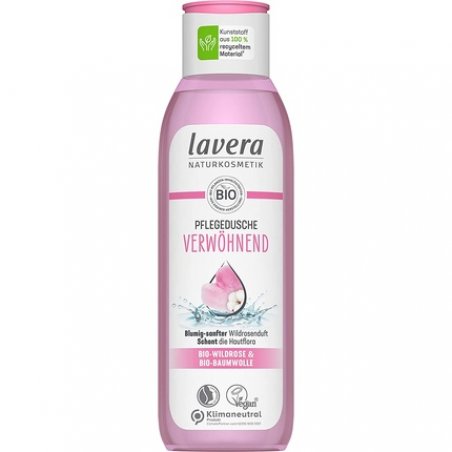 lavera Nourishing Shower Gel with Organic Wild Rose and Organic Cotton 250ml