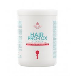 Kallos KJMN Hair Pro-tox Cream Hair Mask with Keratin, Collagen, and Hyaluronic Acid 1000ml