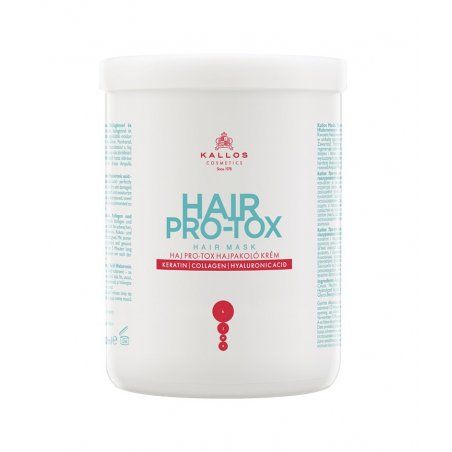 Kallos KJMN Hair Pro-tox Hair Mask Cream with Keratin 1000ml masque pour cheveux Unisexe